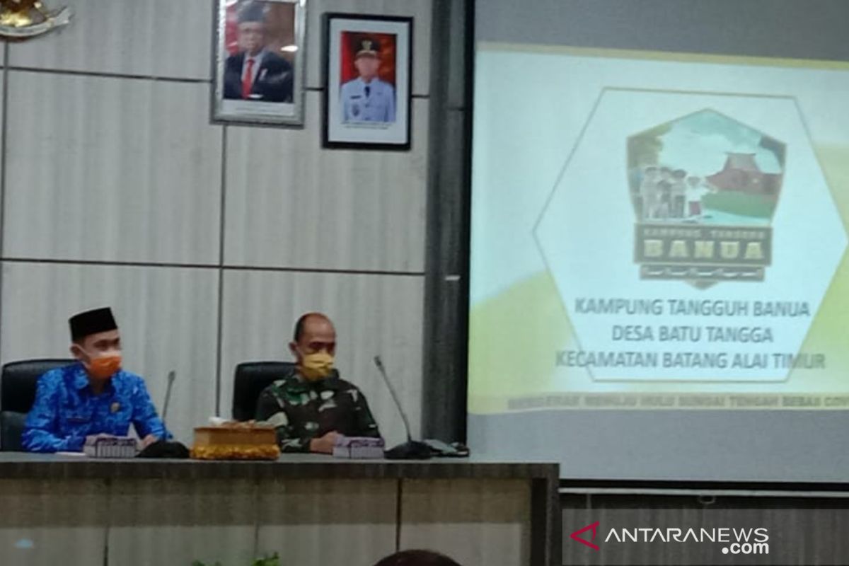 Desa Batu Tangga menjadi percontohan Kampung Siaga COVID-19 di HST