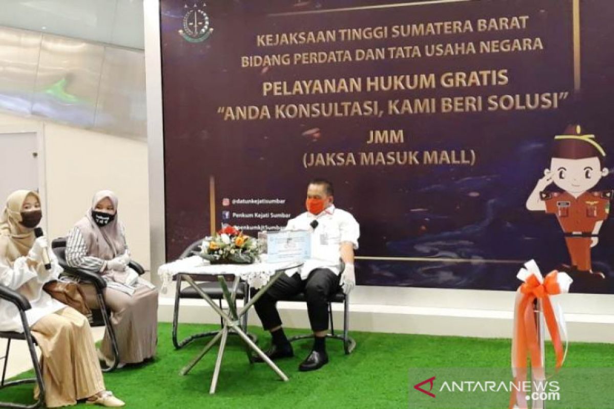 Perluas jangkauan layanan hukum, Kejati Sumbar Luncurkan Program Jaksa Masuk Mal