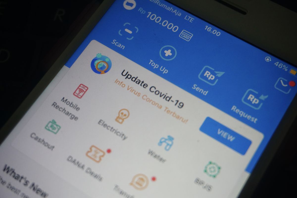 Selama pandemi, transaksi DANA meningkat 50 persen