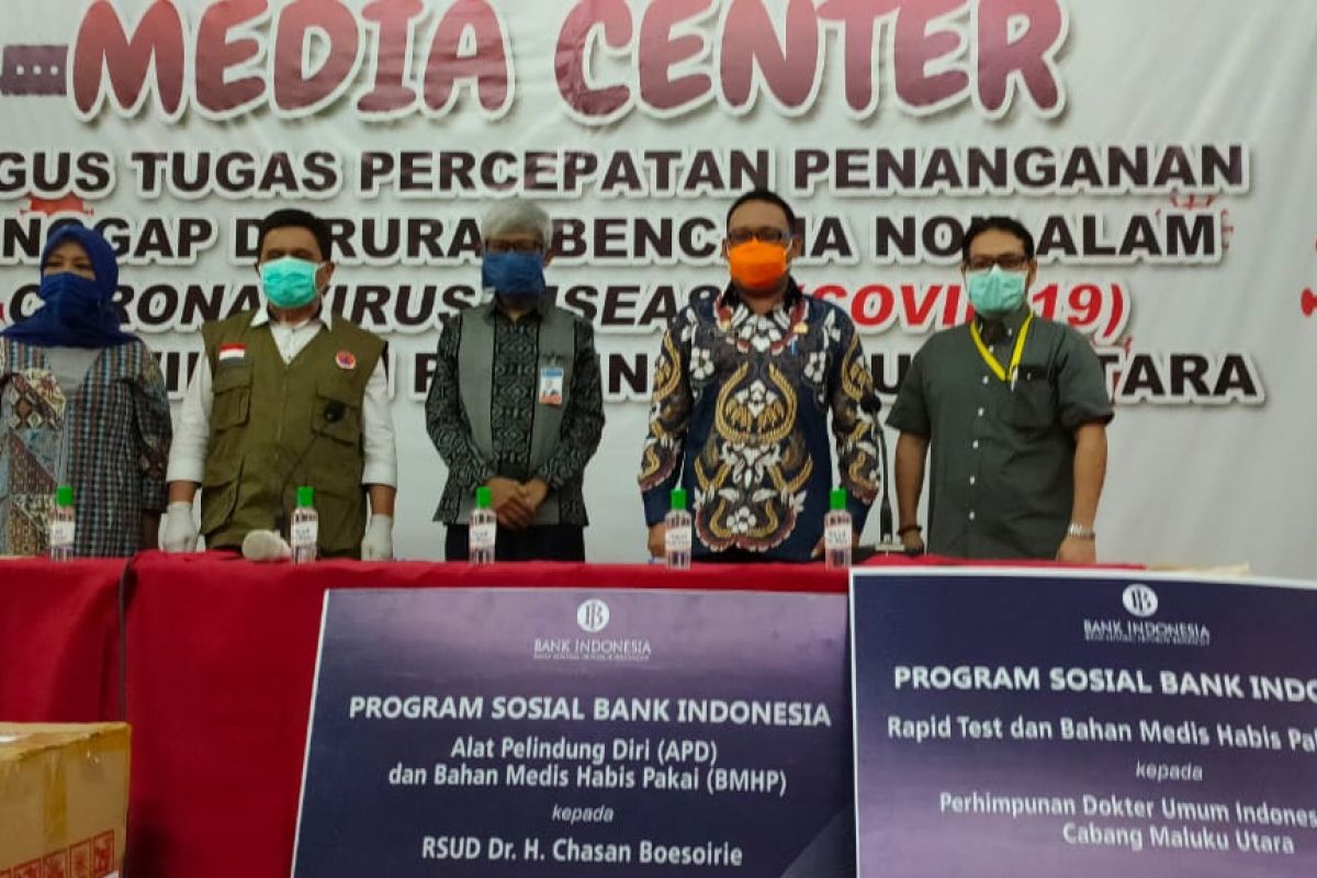 Bank Indonesia salurkan bantuan ke Gustu Malut Rp504 juta