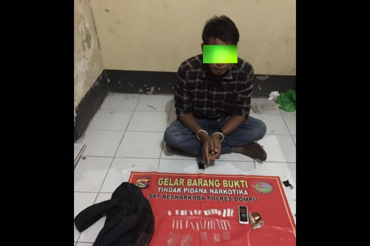 Polisi gagalkan transaksi narkoba di Dompu bersama barang bukti 22 gram sabu