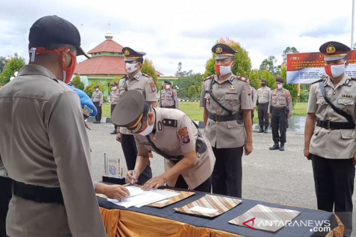 Sejumlah pejabat Polres Gunung Mas berganti