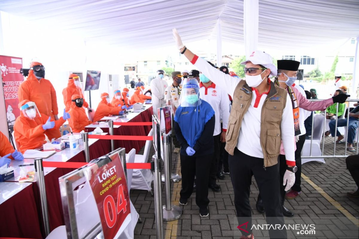 Relawan Bersatu adakan tes cepat massal sasar petugas PPSU di Gambir