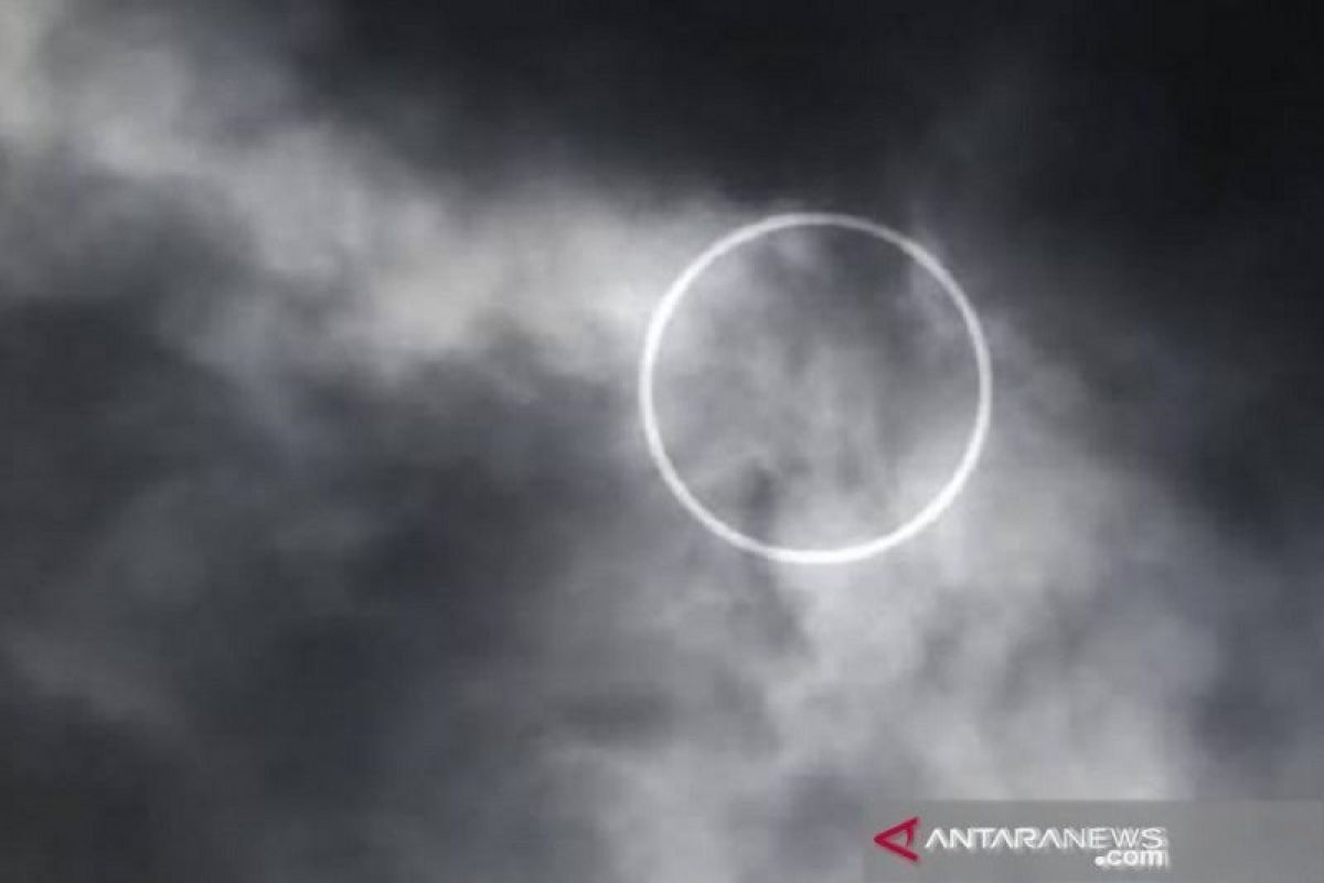 Gerhana matahari cincin terlihat di Kaltara pukul 16.25 Wita hari ini