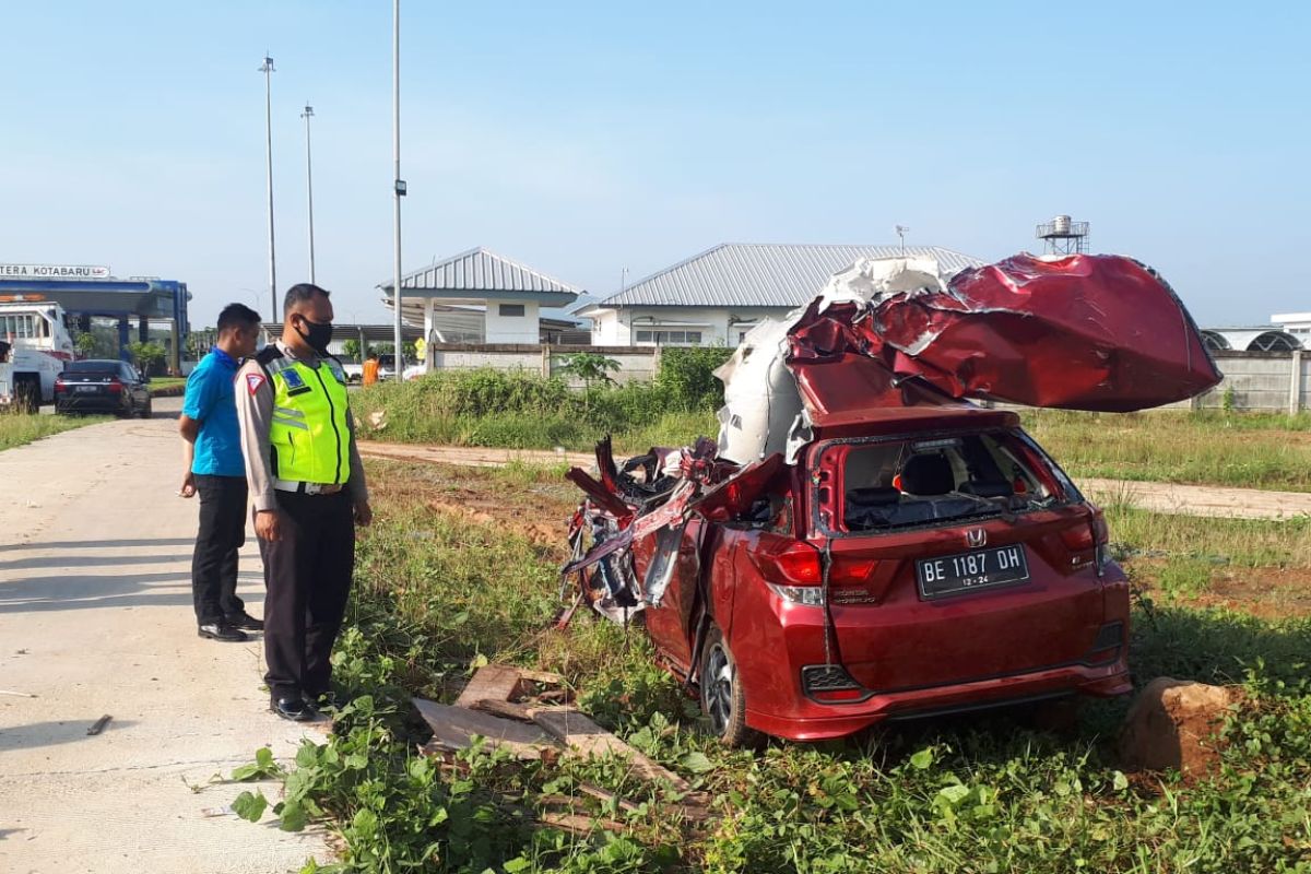 Dua tewas dalam kecelakaan di ruas tol Bakauheni-Terbanggi Besar