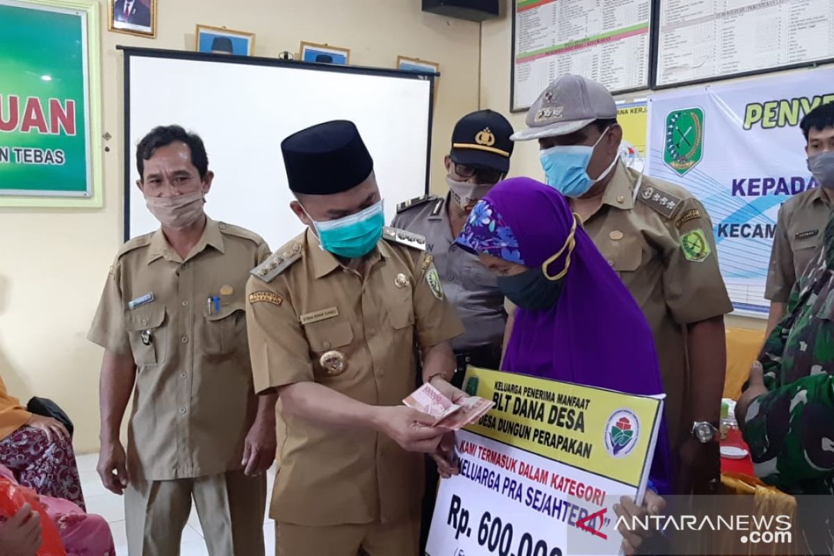 Realisasi penyaluran BLT Dana Desa di Sambas sudah Rp9,6 miliar