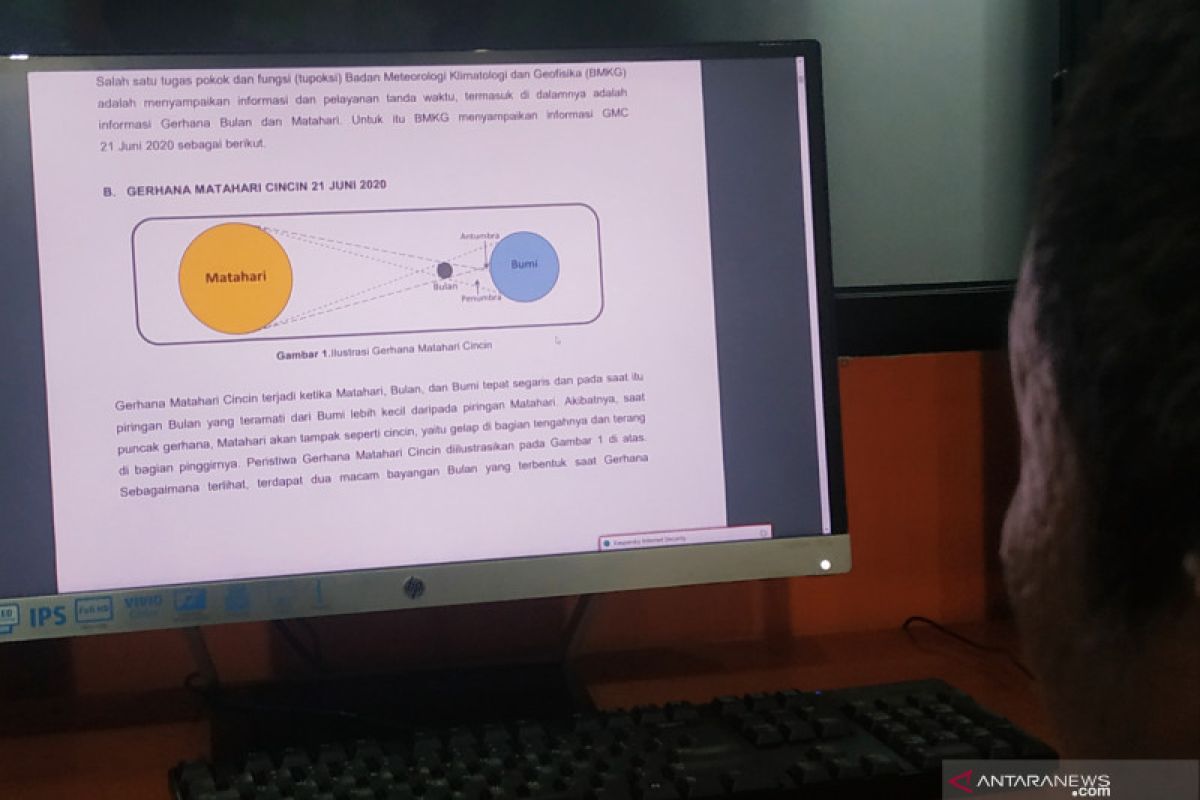 Di Sulsel, gerhana matahari cincin diprediksi berlangsung 1,54 jam