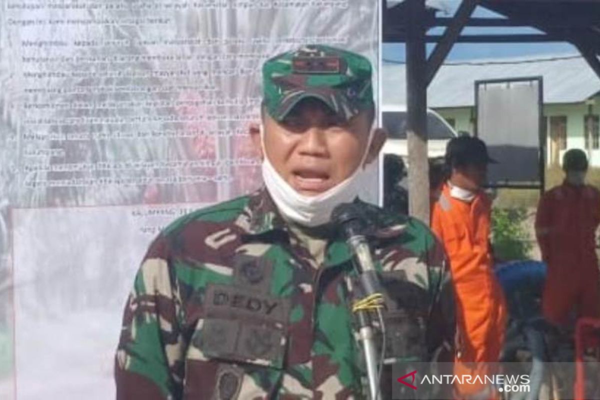 Dandim Kandangan : TNI dan Polri tidak akan hanya mendukung, tapi garda terdepan atasi karhutla