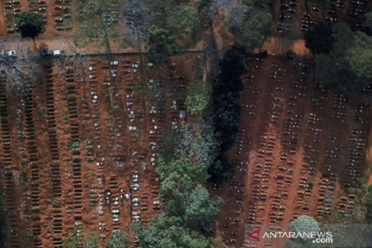 50.000 kematian di Brazil akibat virus corona yang kian memburuk