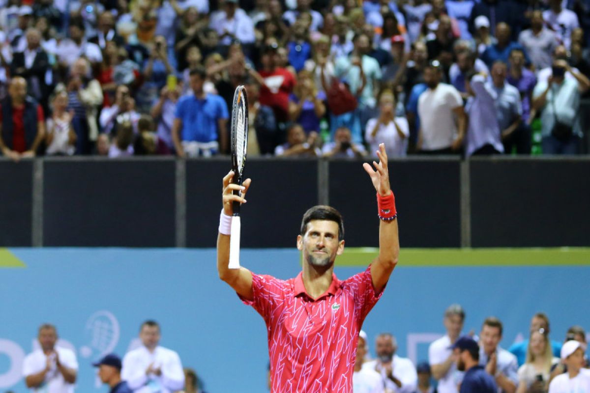 Novak Djokovic ke final turnamen eksibisi di Kroasia