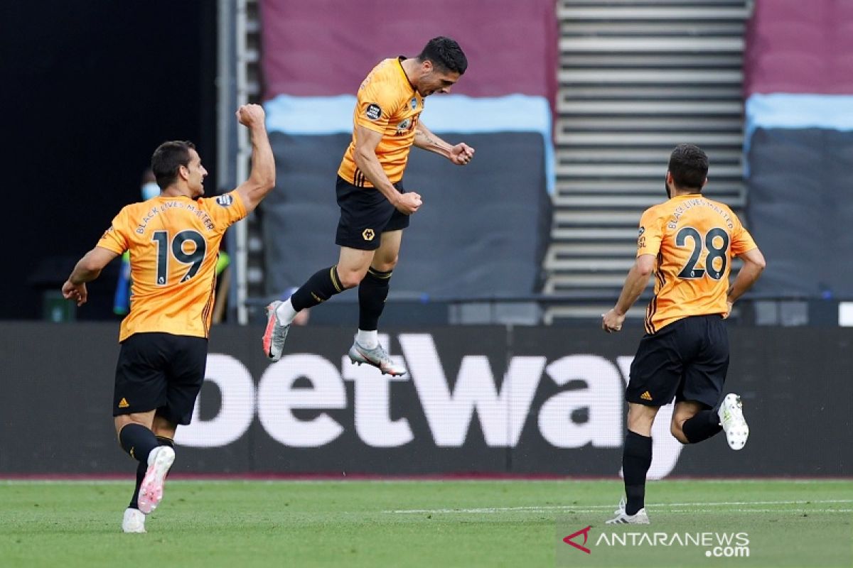 Wolverhampton petik tiga poin di kandang West Ham