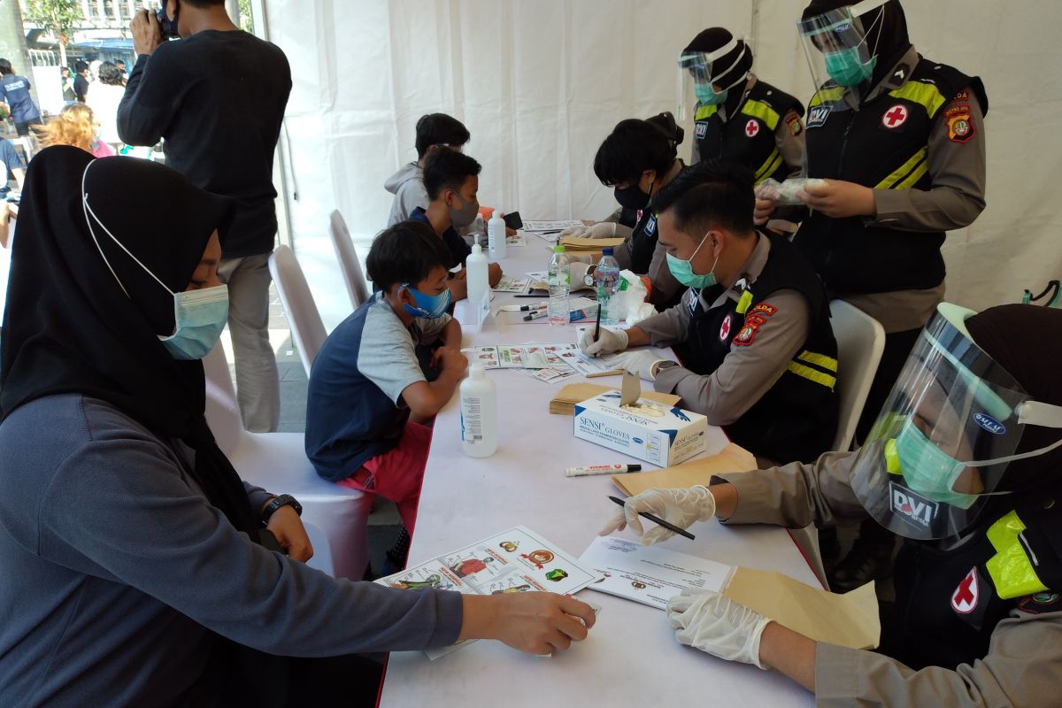 Jakartans get free COVID-19 rapid and swab tests from National Police