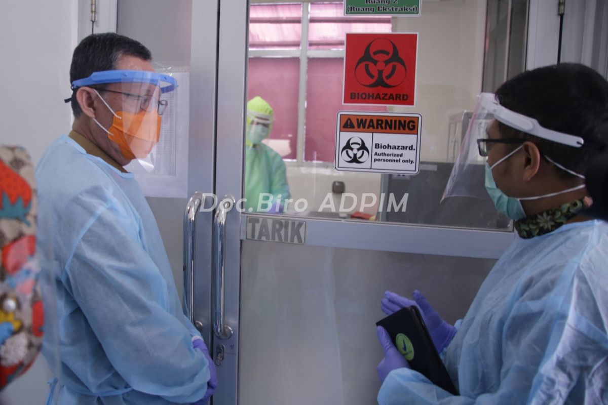 Sekda Lampung: Laboratorium uji COVID-19 perkuat kesiapan hadapi normal baru