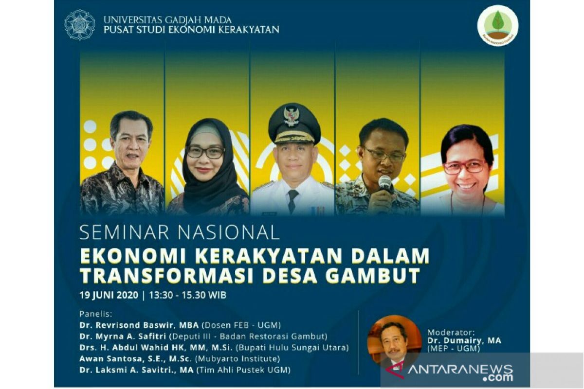 Seminar nasional UGM kaji potensi lahan gambut HSU