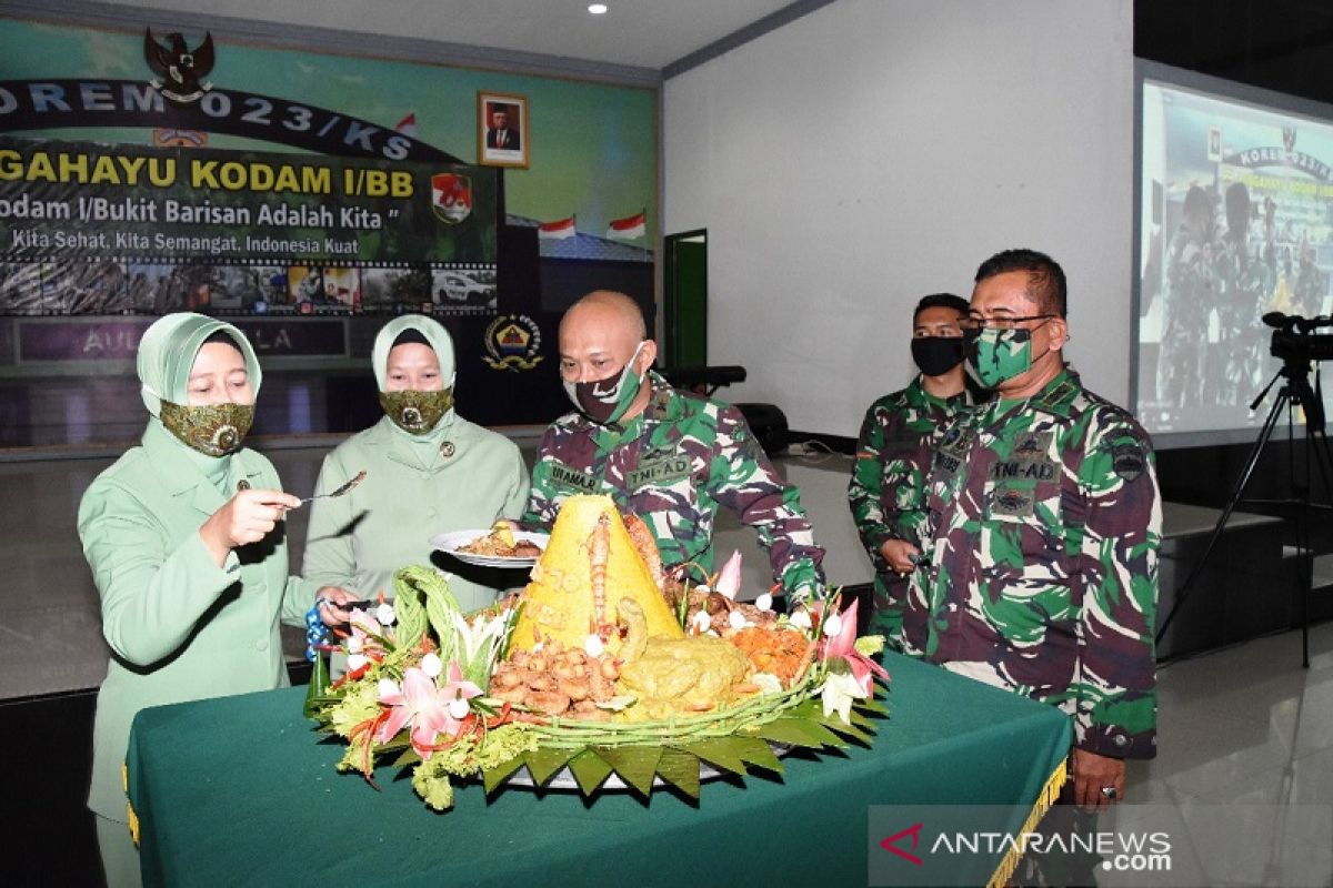 Korem 023/KS gelar syukuran HUT Kodam I/BB ke-70