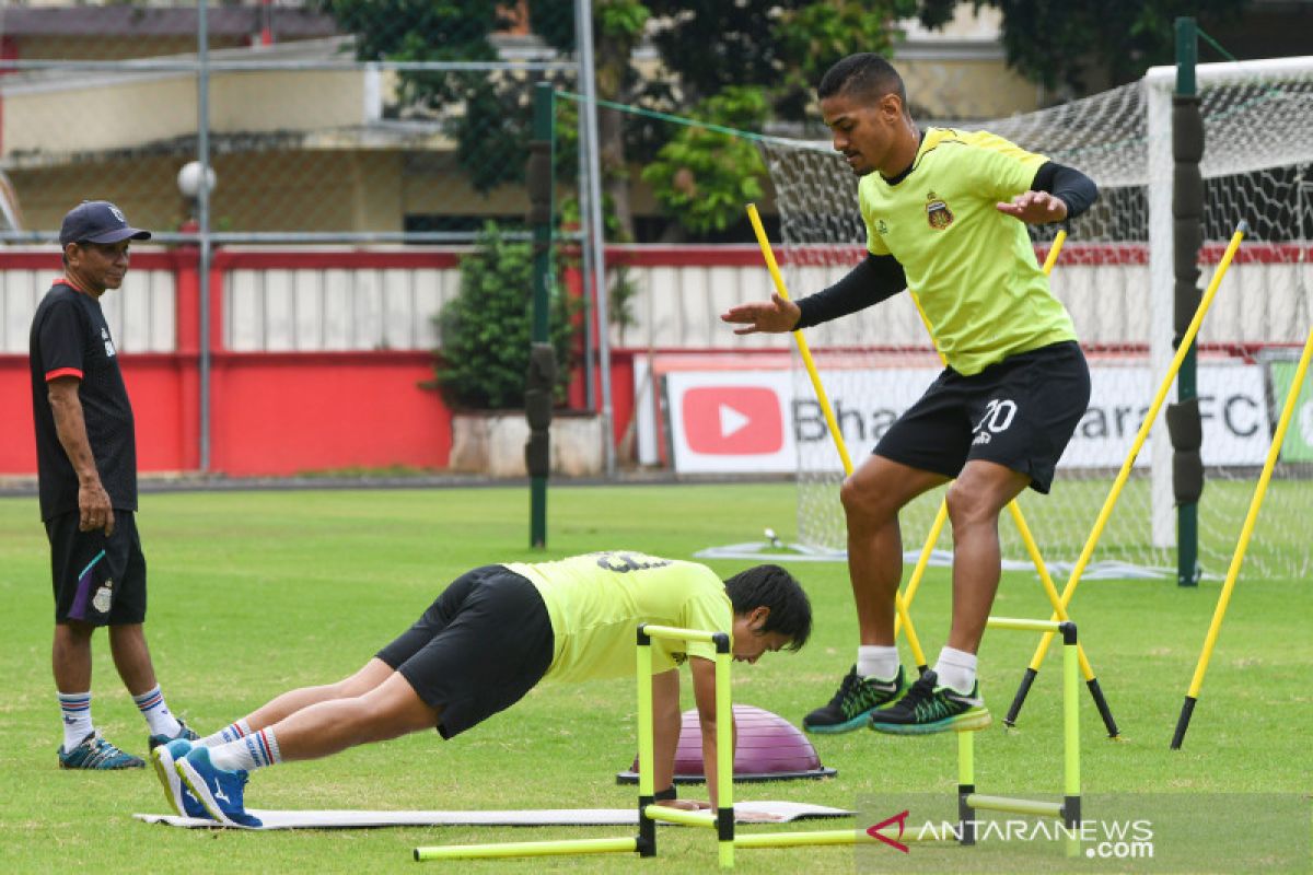 Bhayangkara FC uji coba untuk ukur perkembangan tim