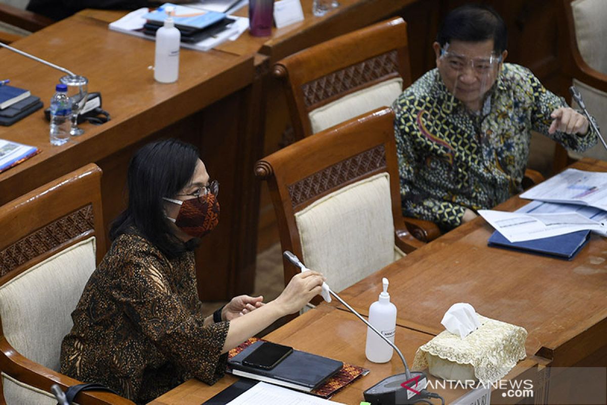 Menkeu Sri Mulyani:  Pasar keuangan domestik masih tertekan