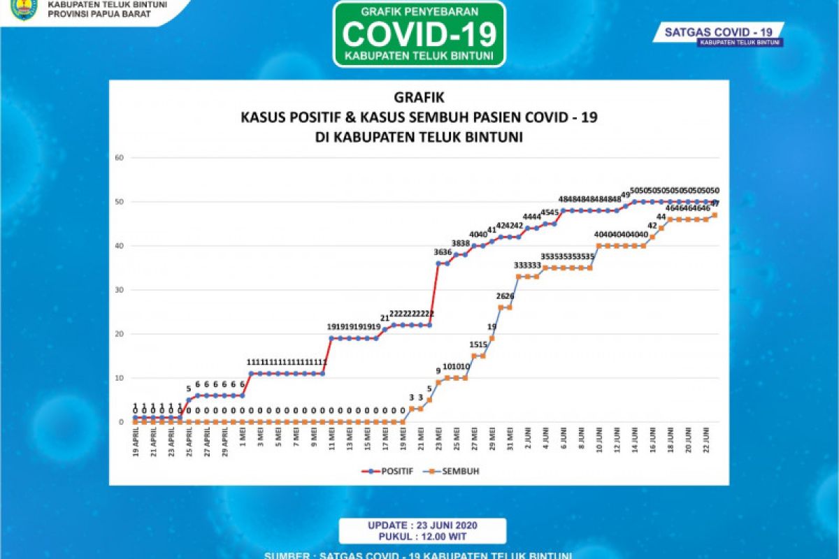 Hampir 100 persen pasien COVID-19 di Teluk Bintuni sembuh