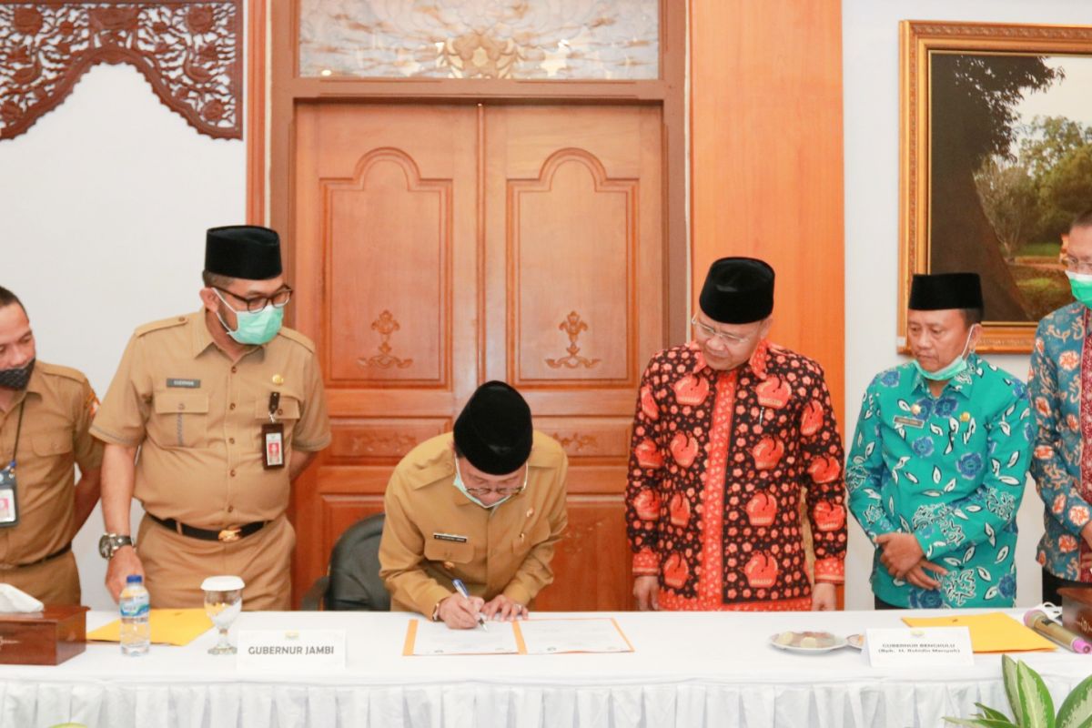 Gubernur Jambi  sambut baik Bengkulu terkait  penguatan konektivitas antarwilayah