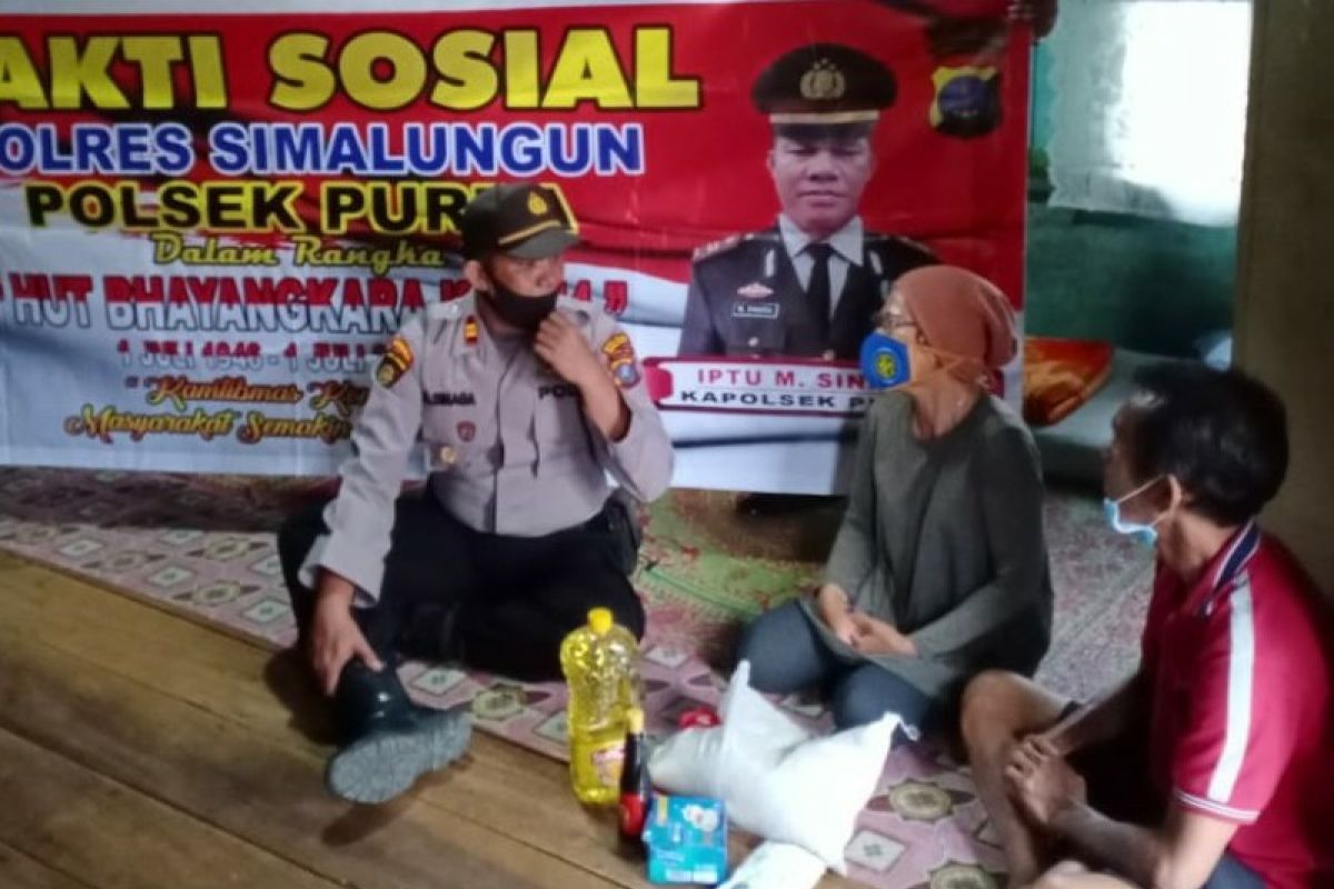 Polres Simalungun bakti sosial di wilayah hukum dua sektor