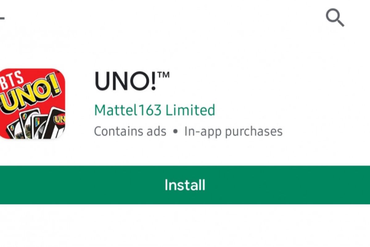 Game UNO! Mobile versi BTS sudah hadir
