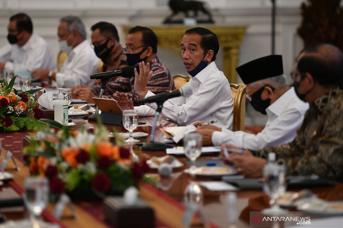 Presiden Jokowi : Setiap kebijakan penanganan COVID-19 dibuat berdasar data