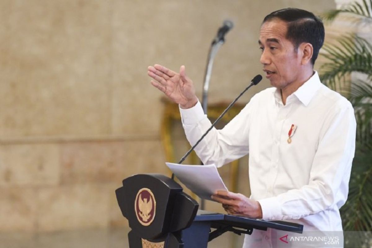 Presiden Joko Widodo minta penegakan hukum karhutla dilakukan secara tegas tanpa kompromi