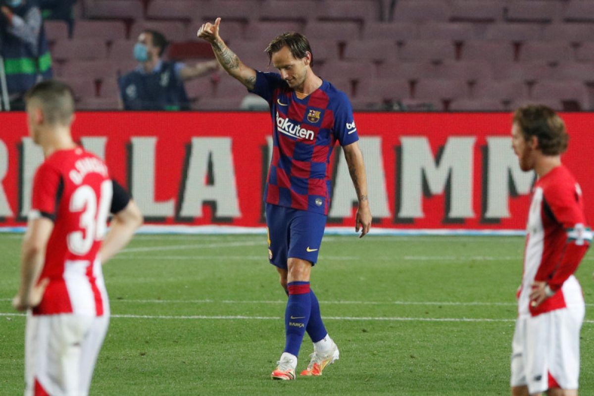 Rakitic sempat frustrasi karena lama tak mencetak gol