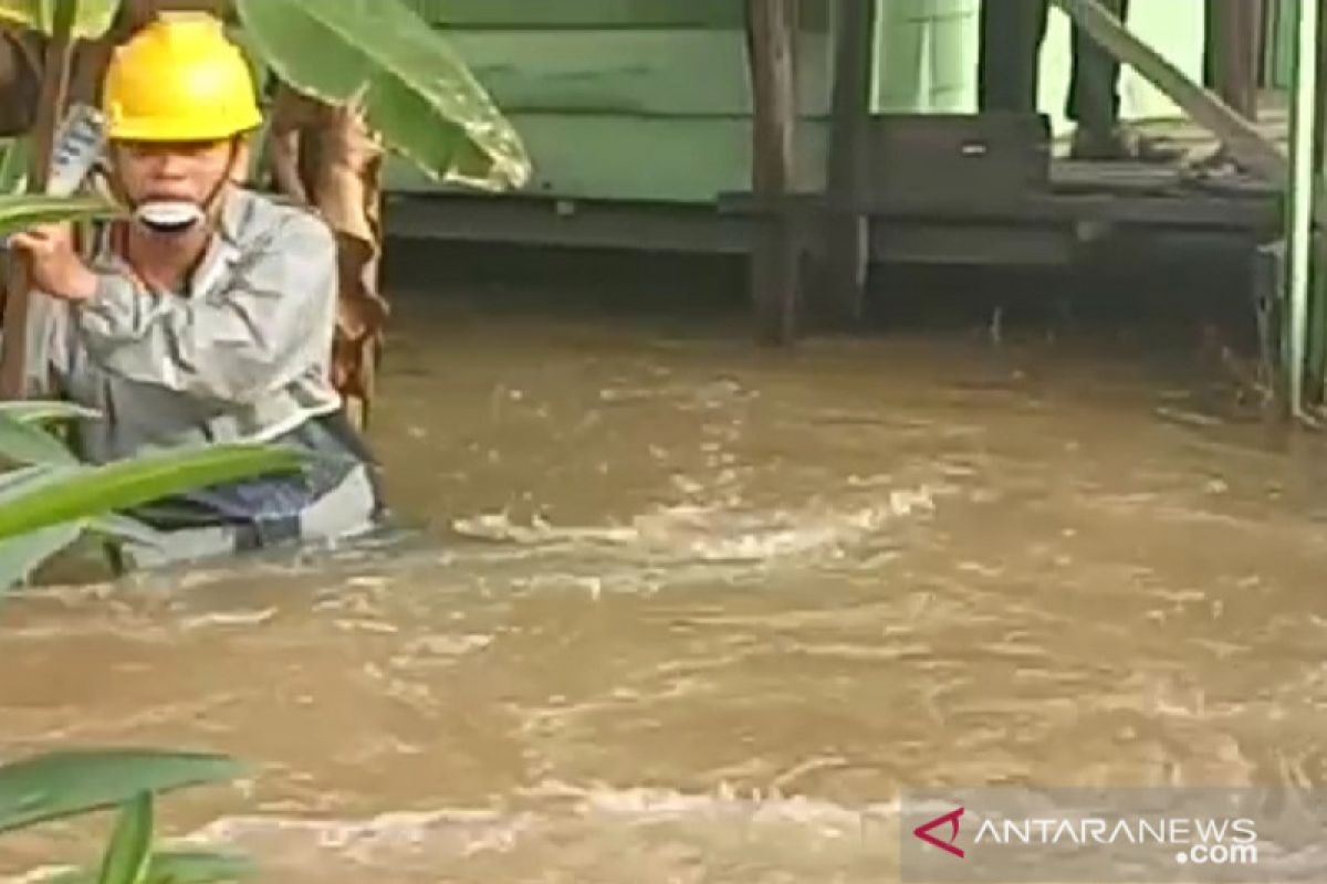 Banjir di Natuna akibat penyempitan sungai