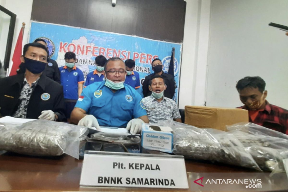 BNN Samarinda Ungkap penjualan  Ganja Antar Provinsi