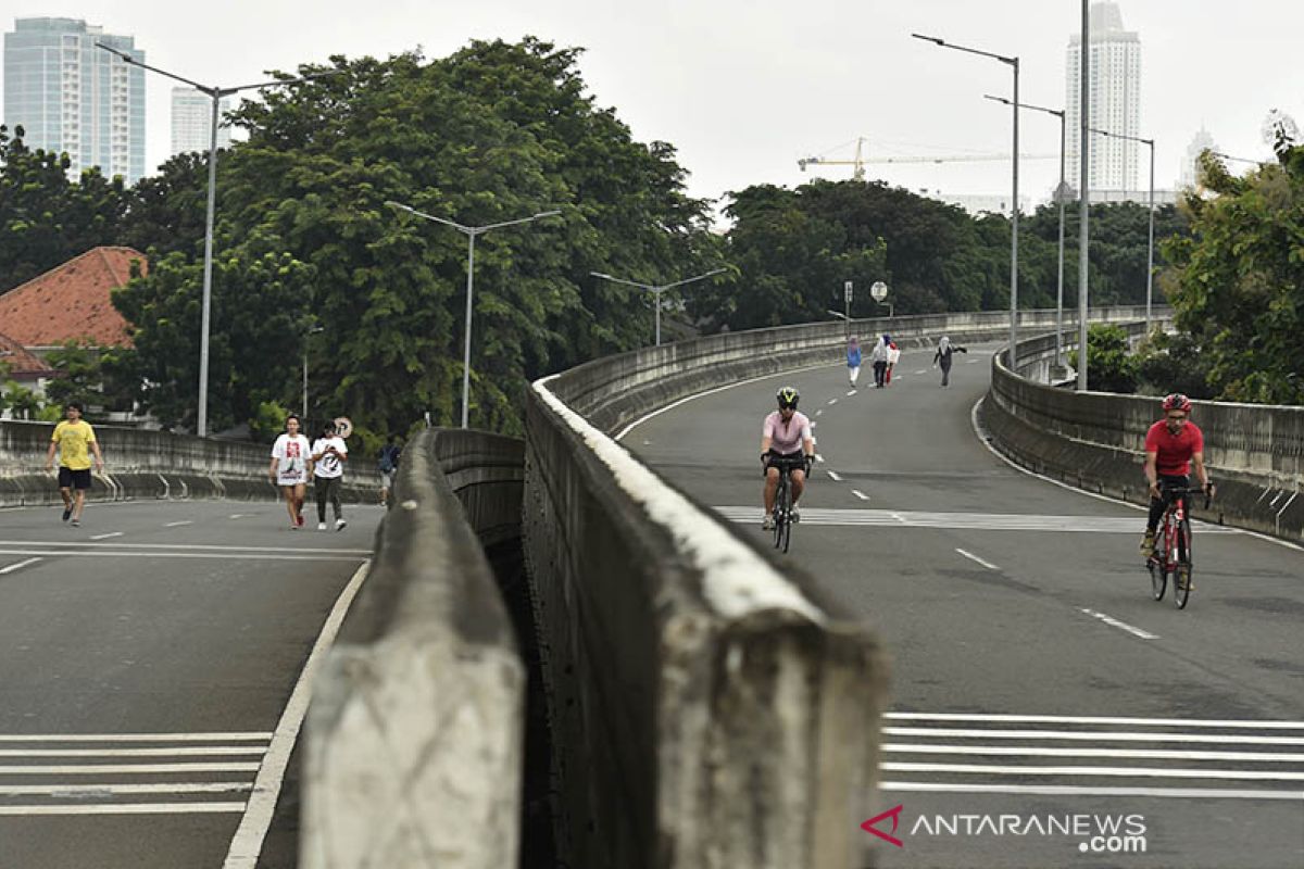 Jalan Layang Antasari Jaksel ideal untuk HBKB masa PSBB Transisi