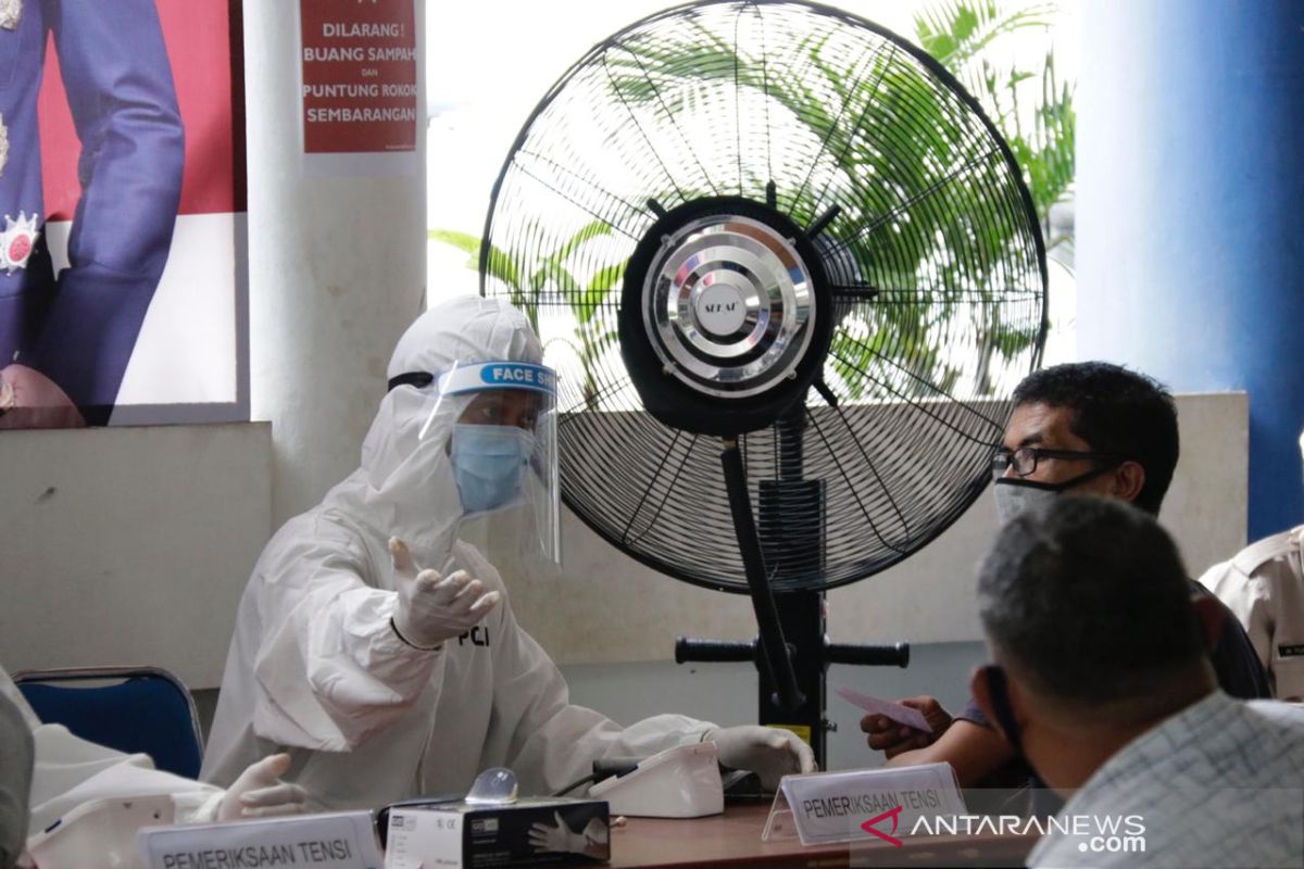 PT Jasa Raharja dan Polda Kaltim gelar 'rapid test' COVID-19