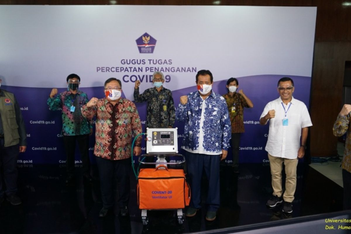 UI serahkan bantuan ventilator COVENT-20 kepada BNPB