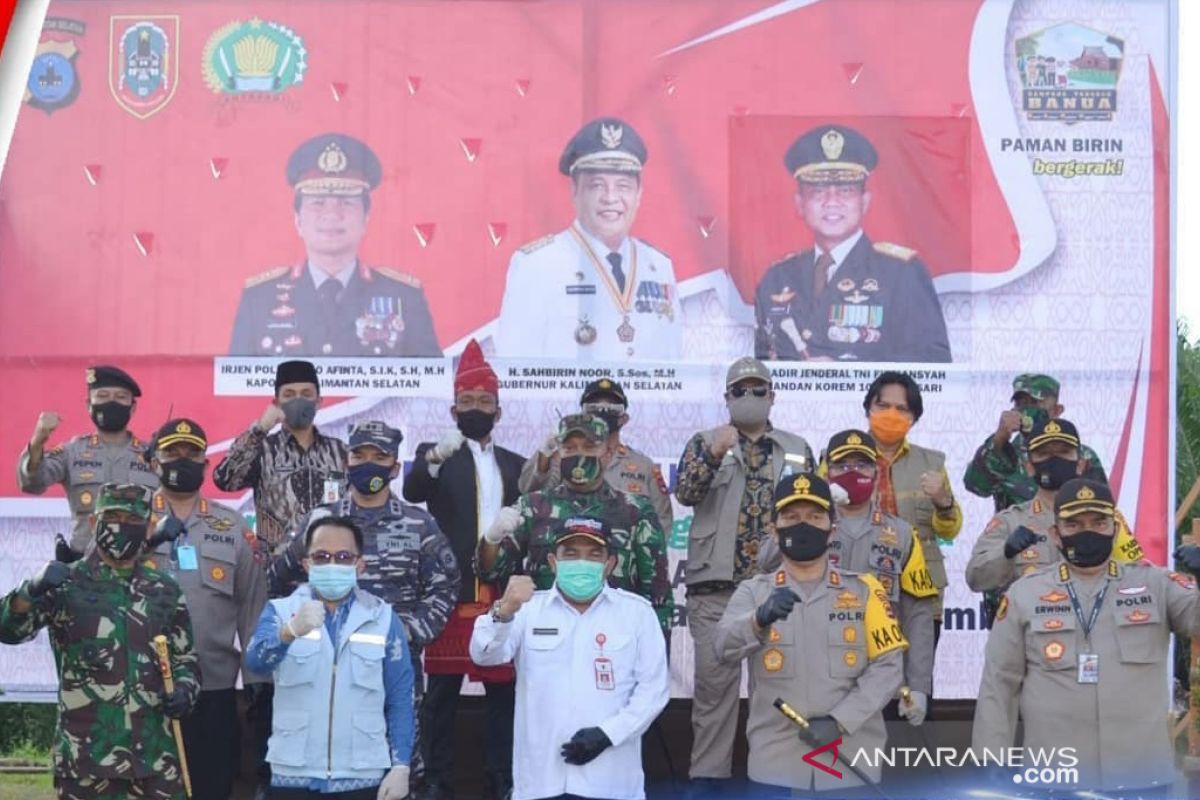 Kunjungi Kampung Tangguh Banua di Desa Mekar Jaya, Kapolda nilai benar-benar tangguh