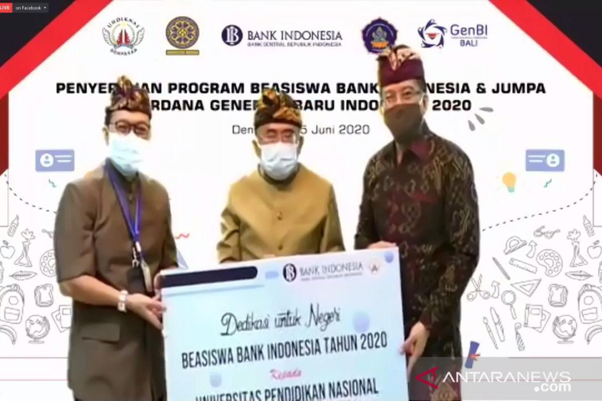 BI serahkan beasiswa kepada 175 mahasiswa di Bali