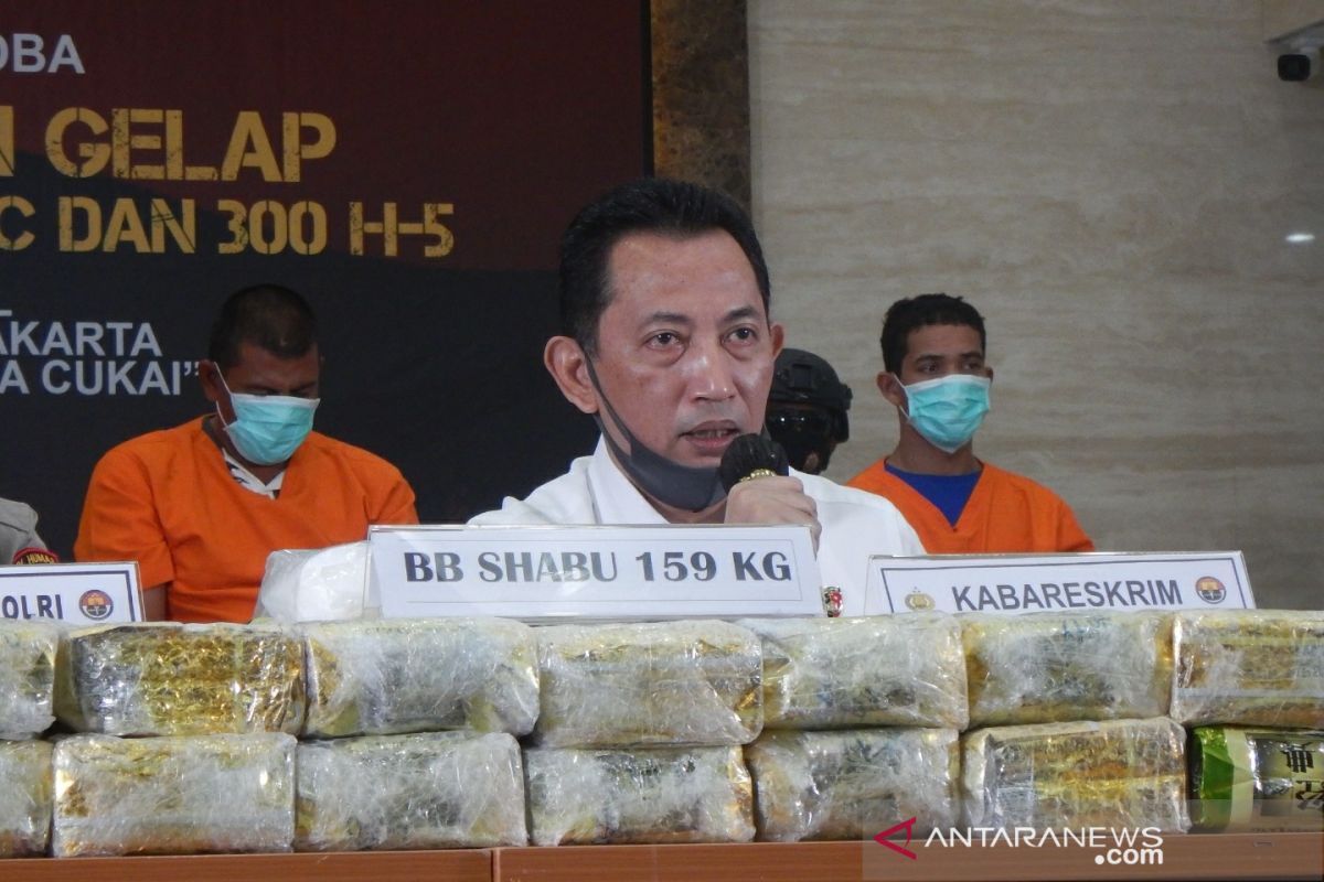 Pengungkapan sabu-sabu 159 kilogram, Polisi kejar pemasok dan pemesan