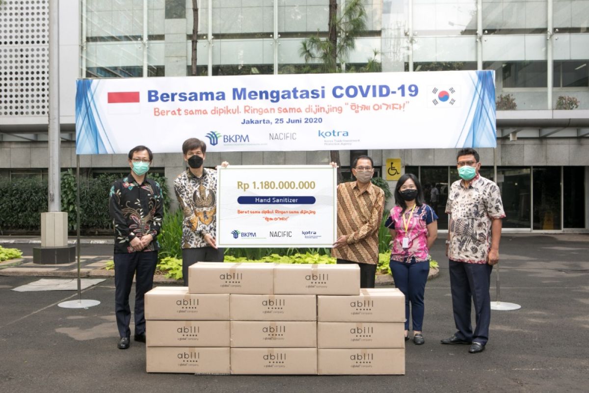 BKPM terima donasi Rp1,18 miliar dari Abill Korea untuk penanganan Covid-19