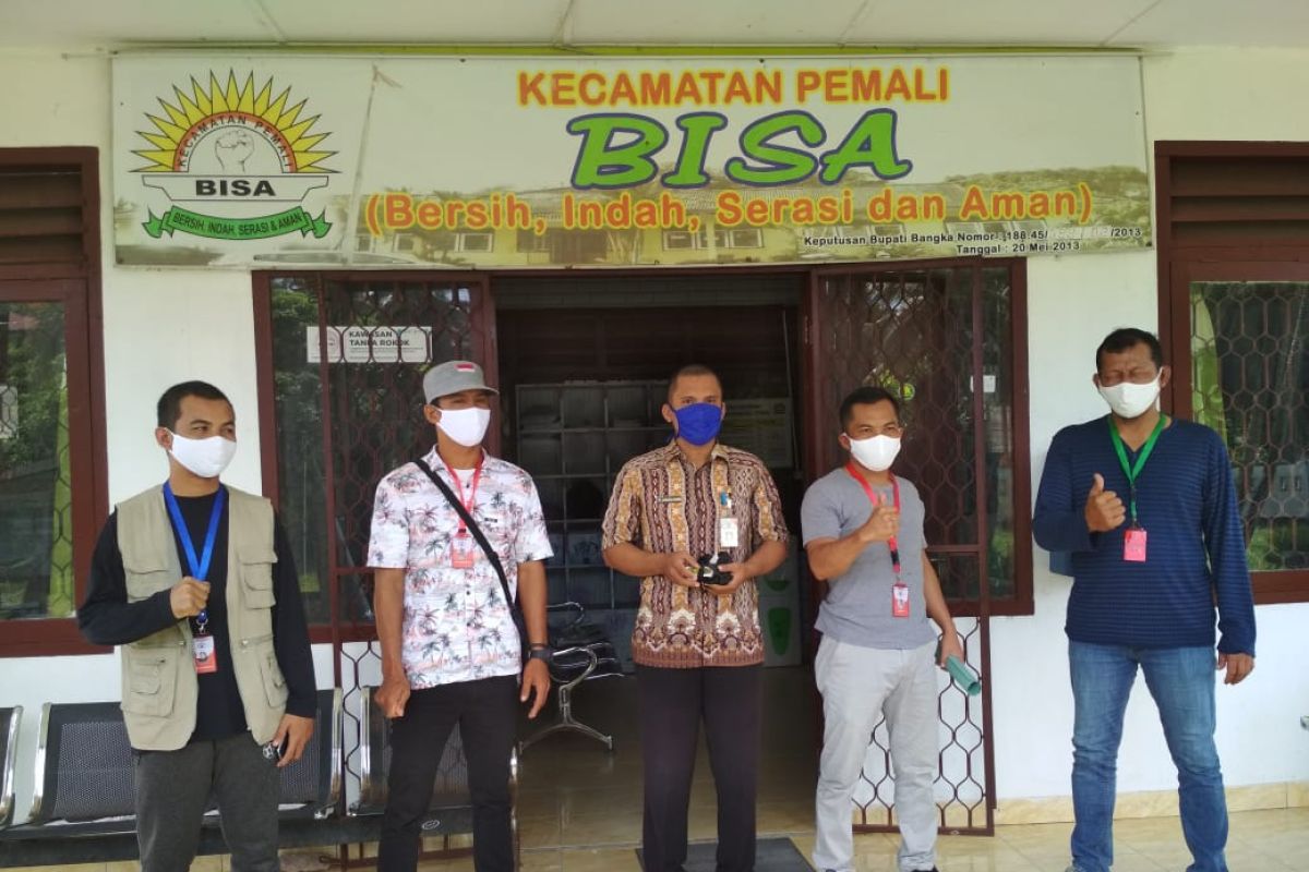 Sukarelawan sosialisasi penegakan disiplin protokol kesehatan