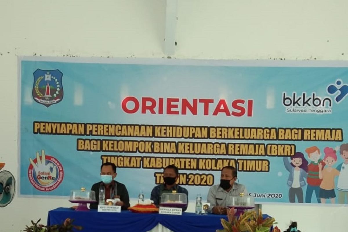 BKKBN Sultra gelar orientasi penyiapan kehidupan berkeluarga remaja di Kolaka Timur