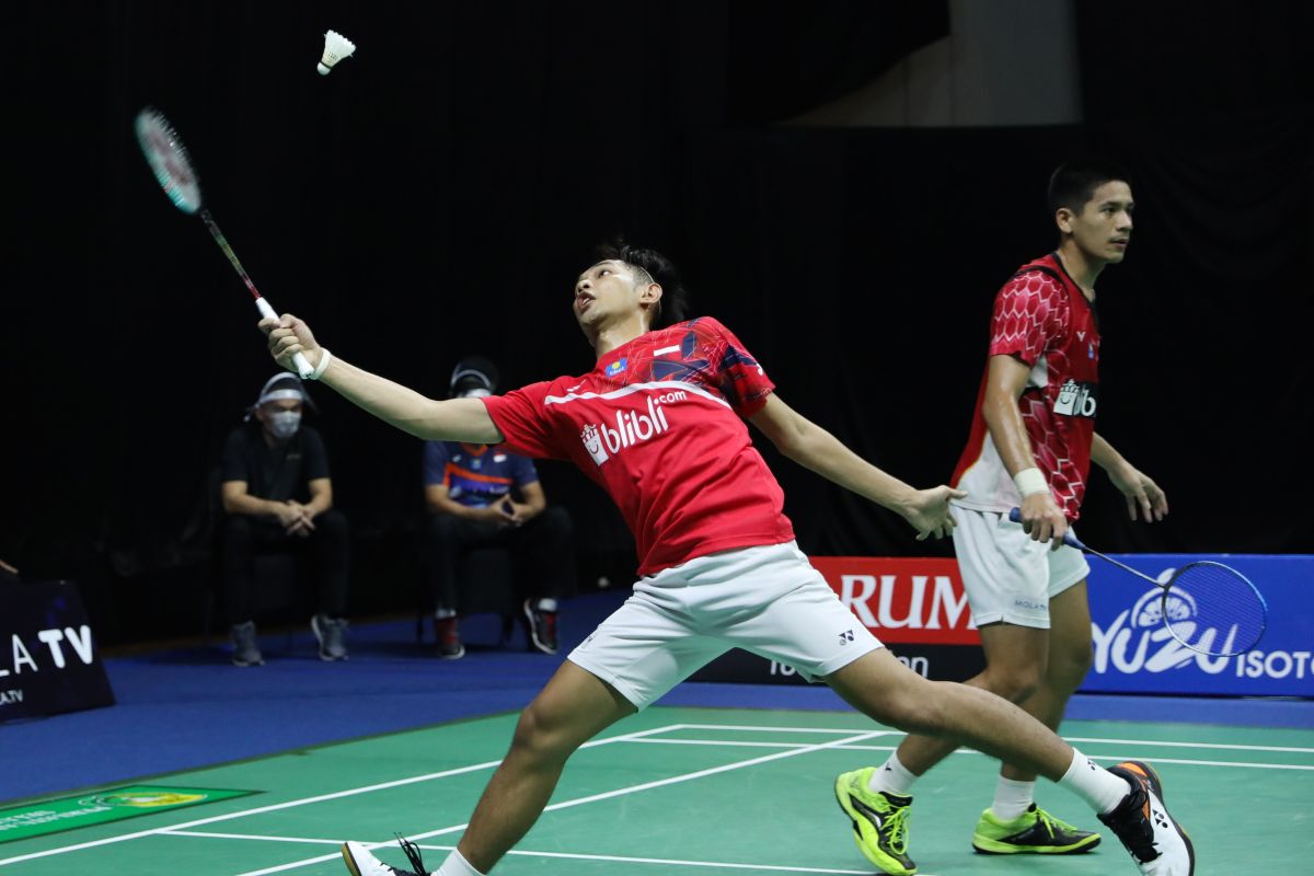 Kalahkan Hendra/Pramudya, Fajar/Yeremia semakin percaya diri