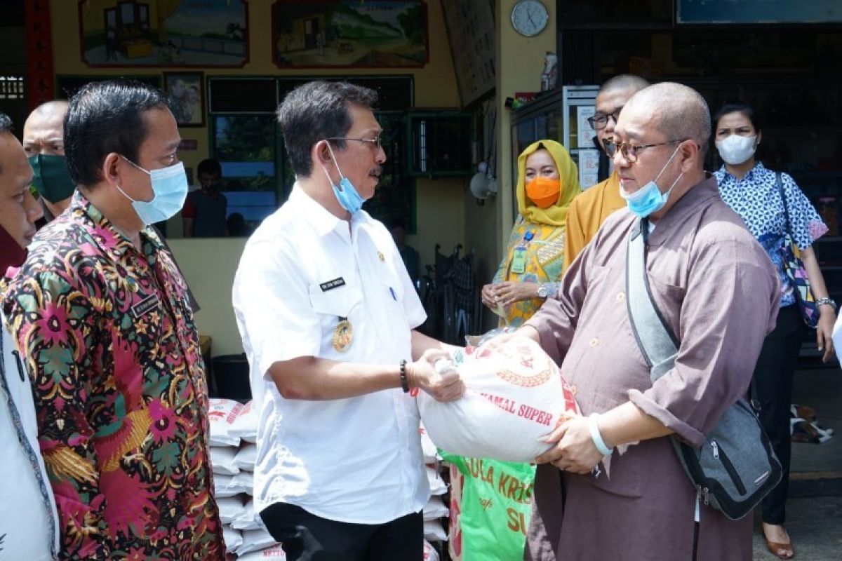 Sambut hari jadi, Pemkot Tebing Tinggi berbagi kasih dengan panti sosial