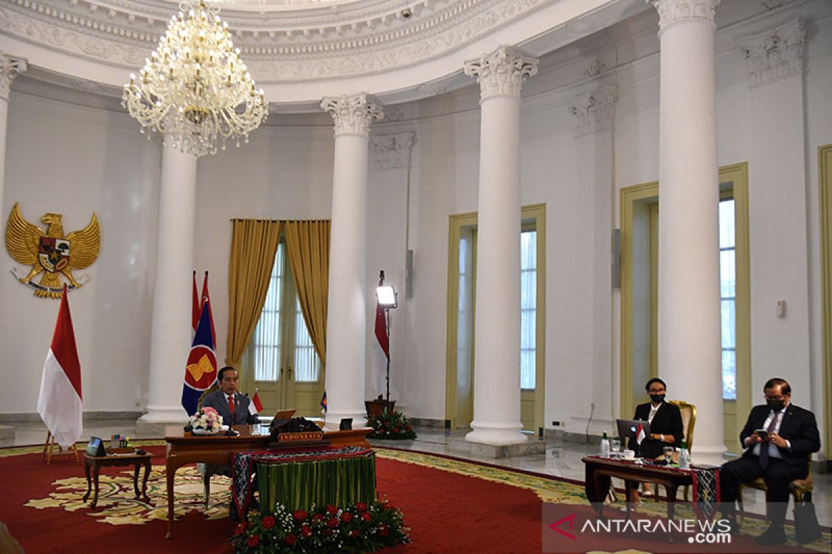 Presiden Jokowi ajak pemimpin ASEAN perkuat kemitraan di tengah pesimisme