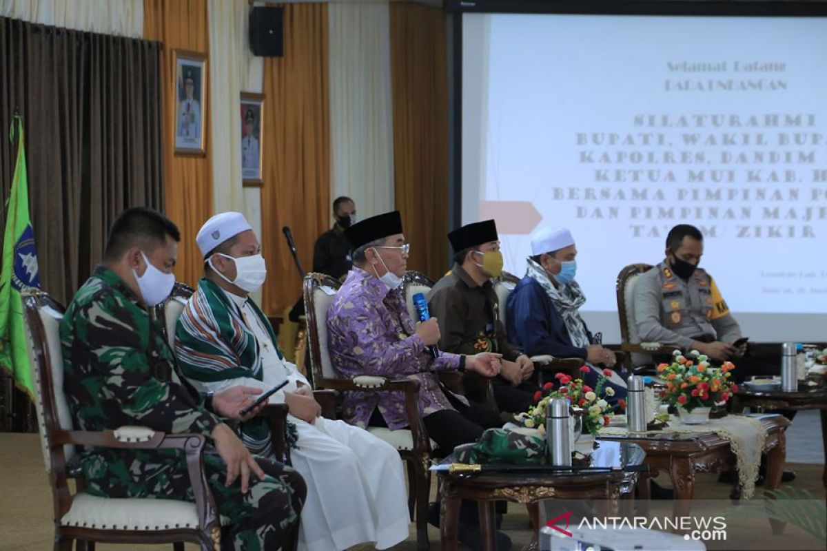 Cegah radikalisme, Forkopimda HSS silaturrahmi bersama alim ulama