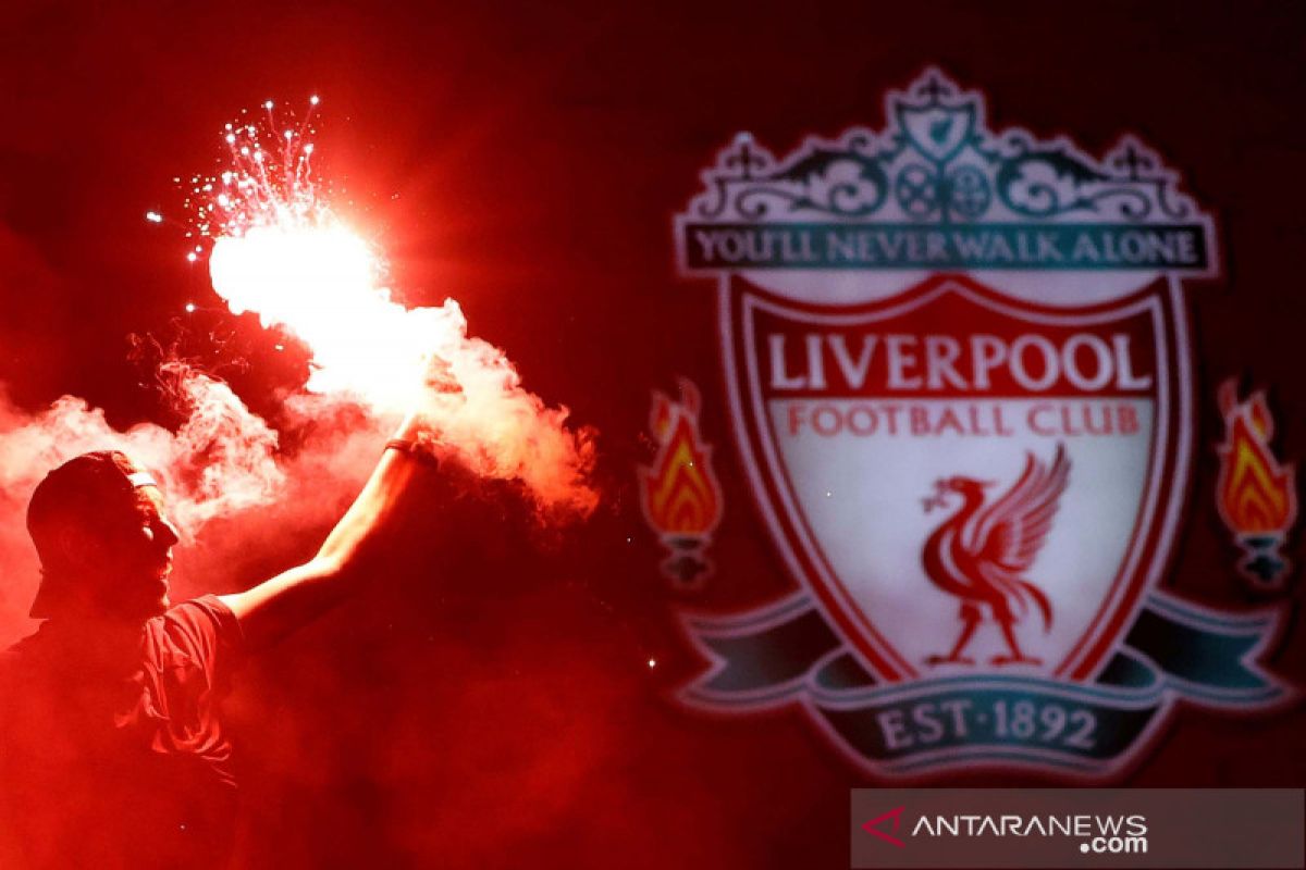 Suporter Liverpool merahkan kota untuk rayakan gelar juara