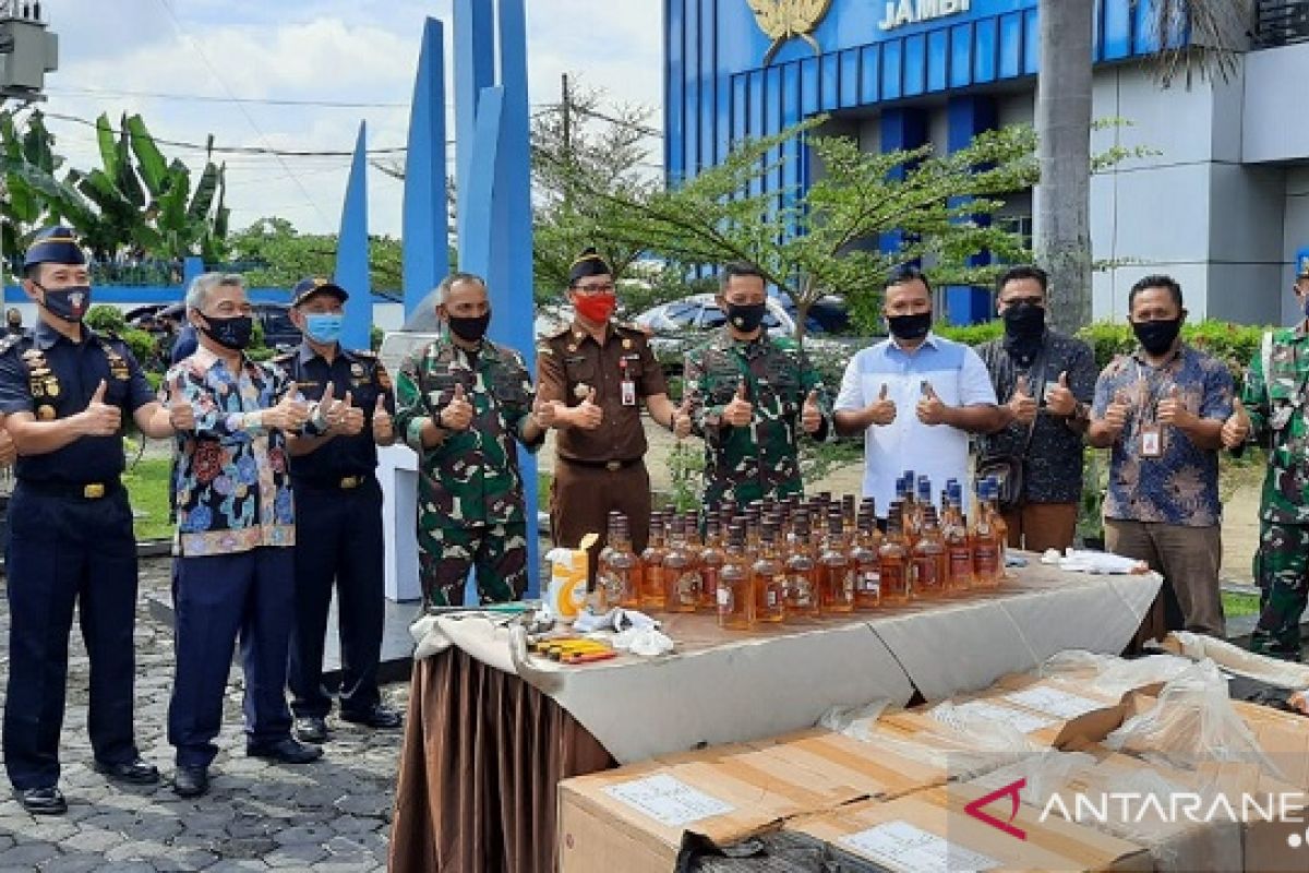 Ditreskrimsus Polda Jambi  optimalkan kerja sama dengan Bea Cukai ungkap penyelundupan