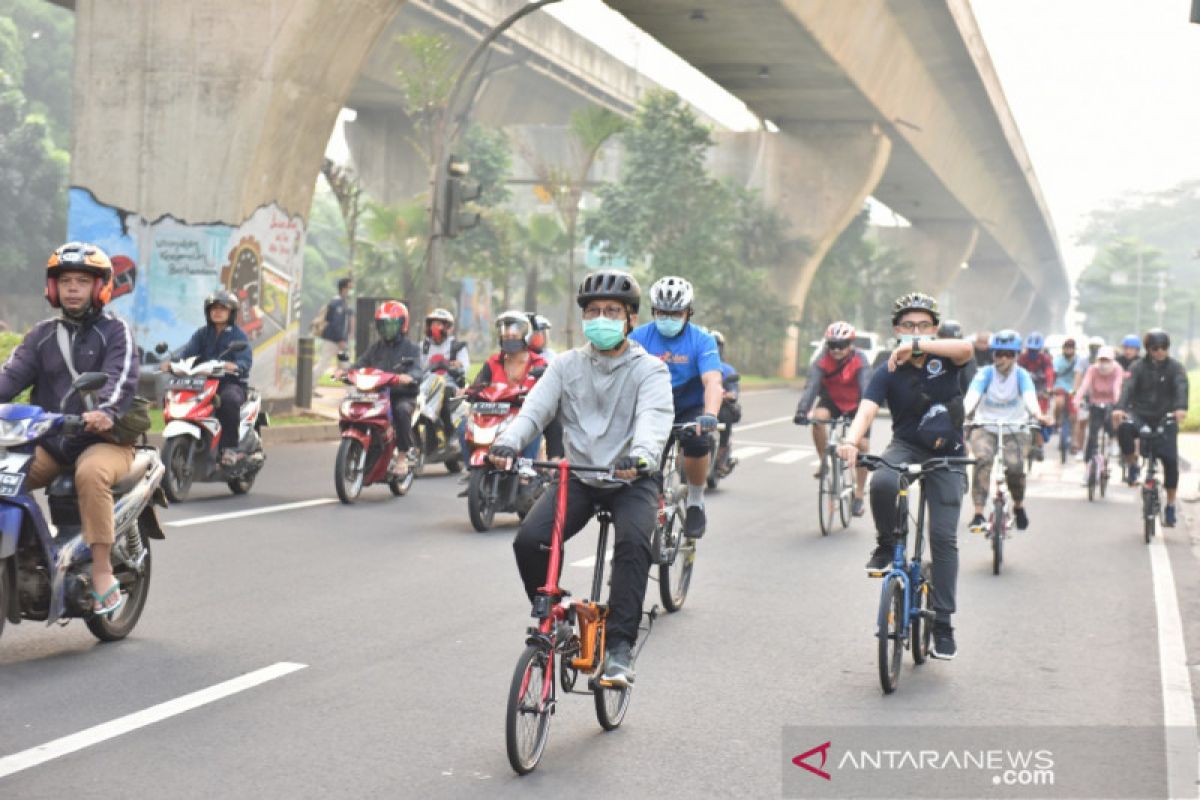 Kemendes PDTT gelar Gowes Bareng, budayakan hidup sehat