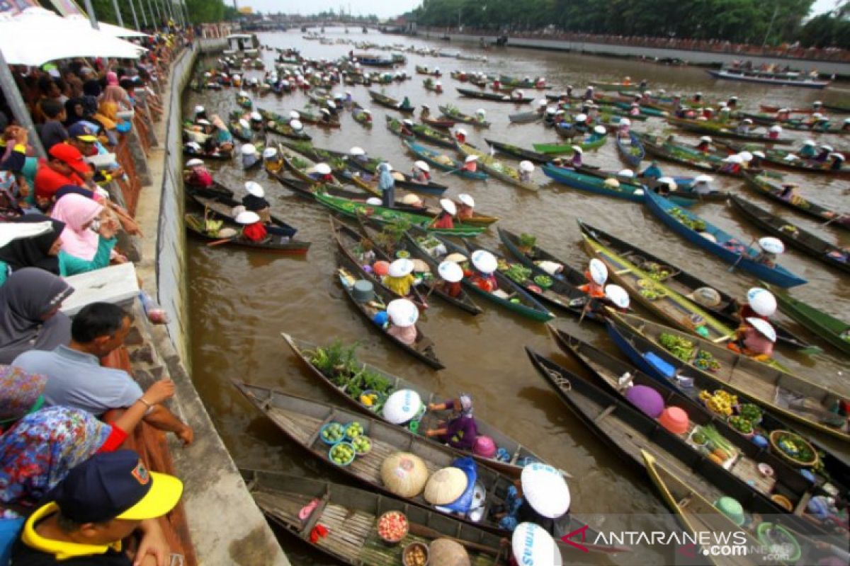 Pemerintah Kota Banjarmasin belum izinkan Pasar Terapung dibuka