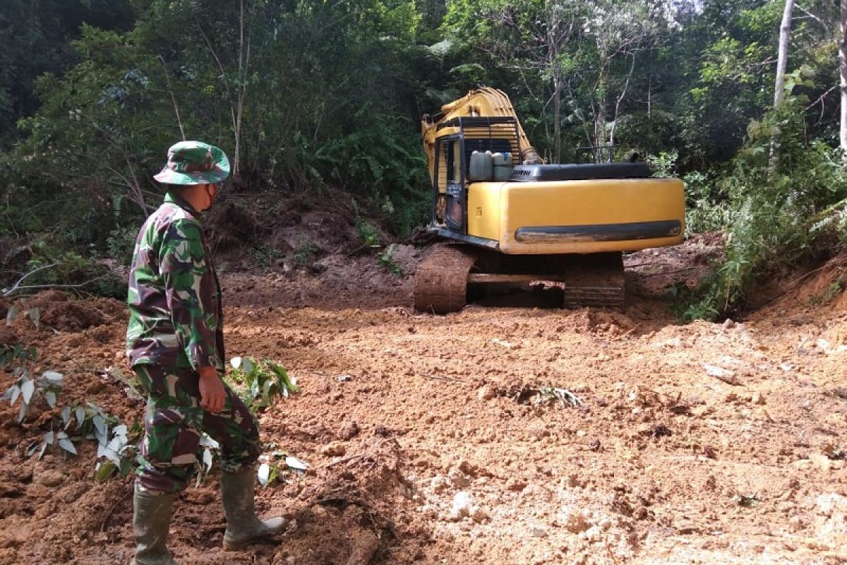 Lewat TMMD Kodim 0211/TT buka jalan sepanjang 3.900 meter di Tapteng