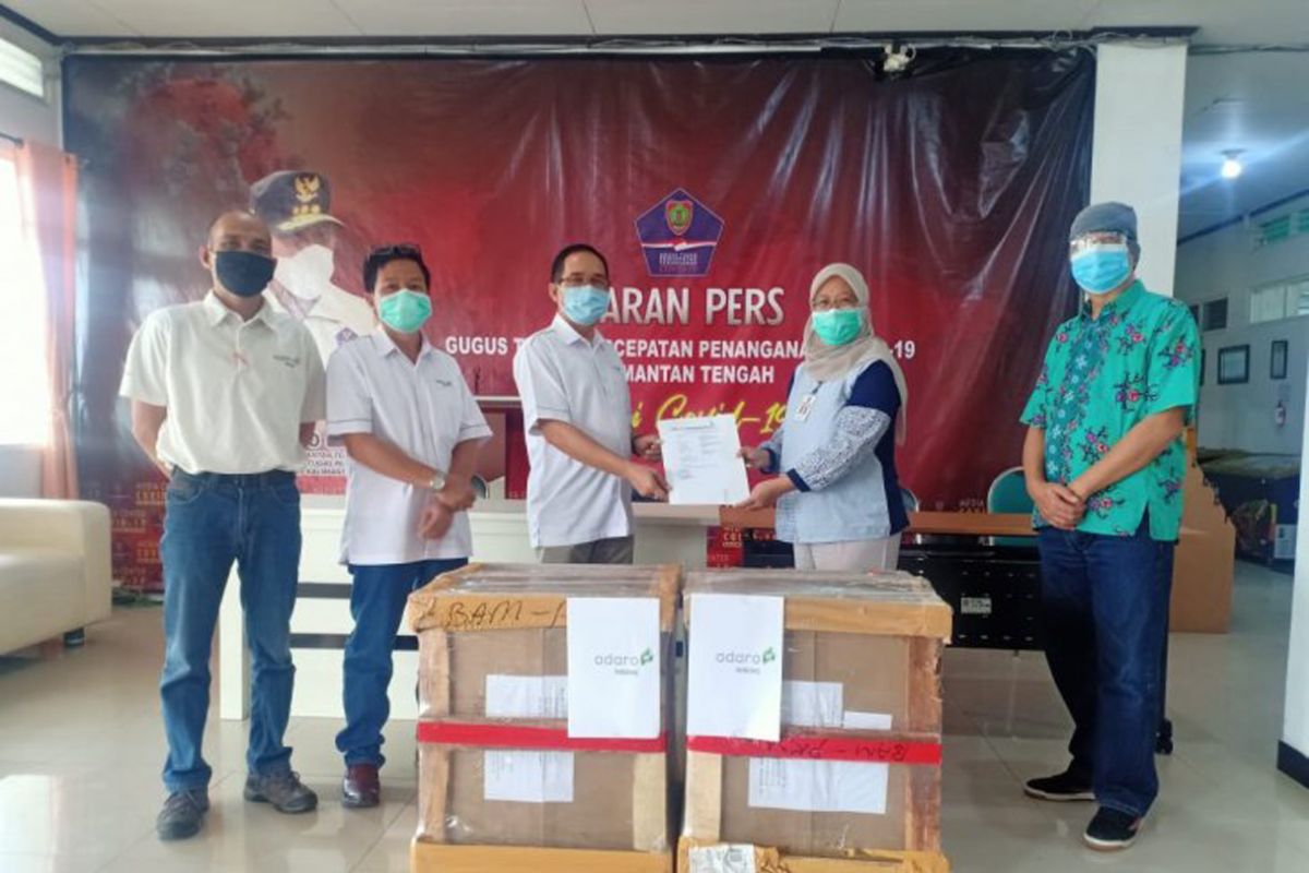 Adaro serahkan ventilator pasien COVID-19 kepada RSUD Palangka Raya