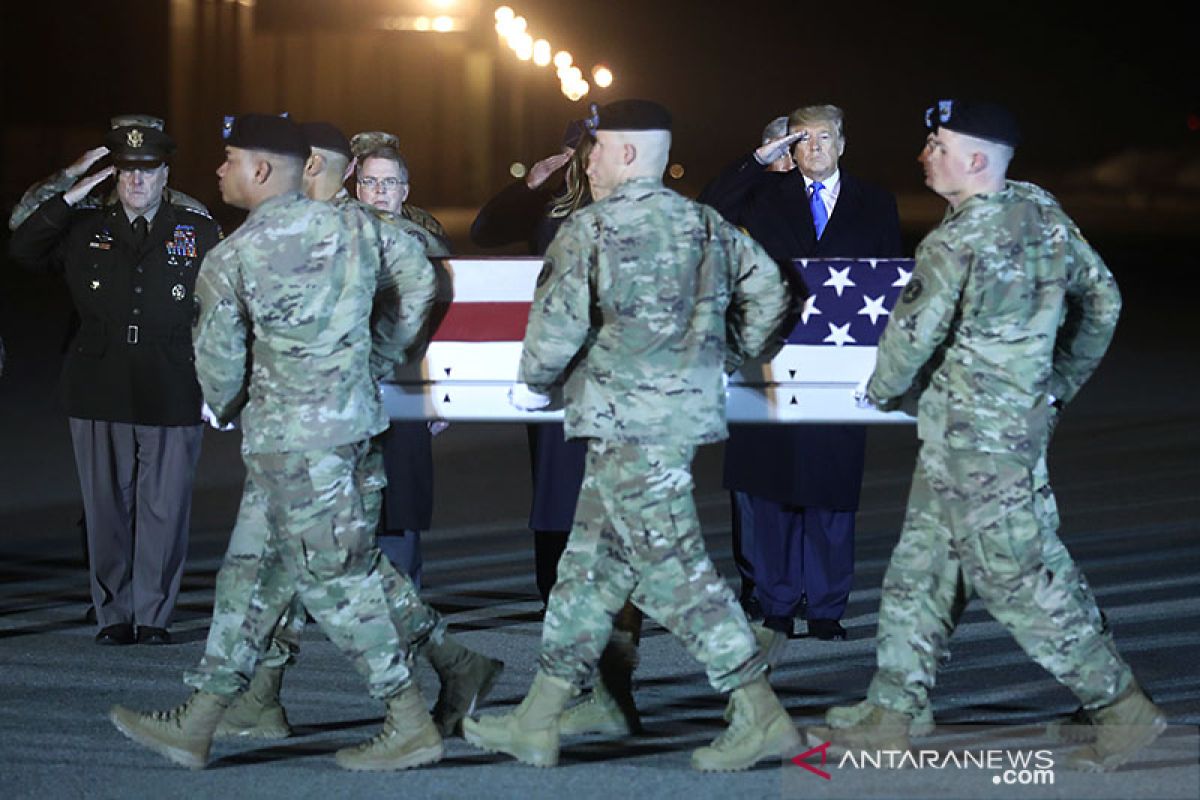 Salah satu Maninir AS terakhir yang tewas di Afganistan dipulangkan